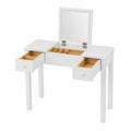 Toilette Bianca con Specchio e Cassett